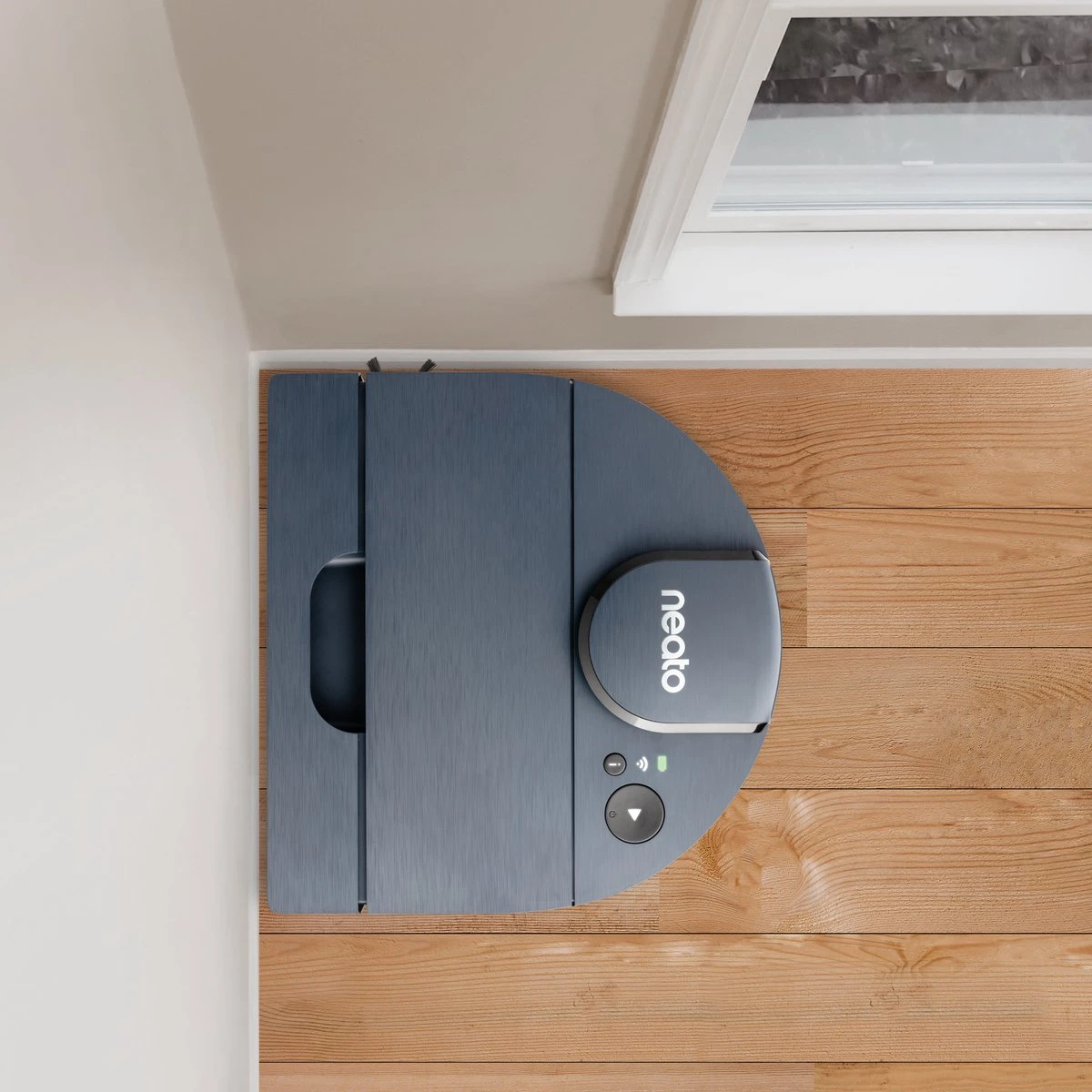 Neato® D8 Intelligente Robotstofzuiger - D-vormig Design, Lasermapping-navigatie, Alexa-verbinding, 100 Minuten Looptijd Met Automatisch Opladen En Hervatten - Indigo Blauw 12 Neato® D8 Intelligente Robotstofzuiger - D-vormig Design, Lasermapping-navigatie, Alexa-verbinding, 100 Minuten Looptijd Met Automatisch Opladen En Hervatten - Indigo Blauw - Afbeelding 12