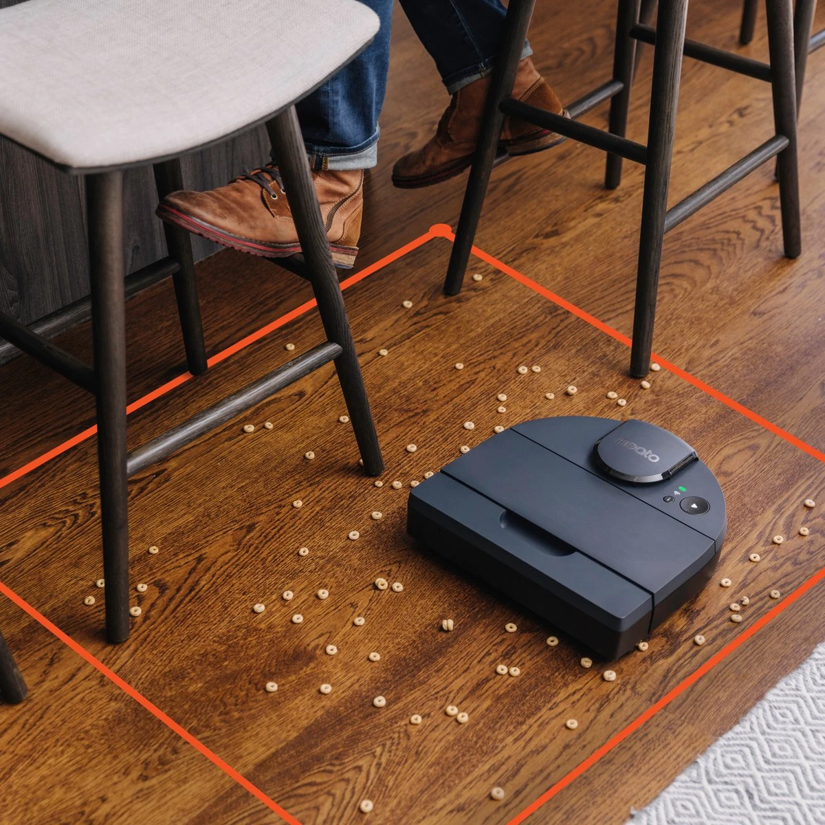 Neato® D8 Intelligente Robotstofzuiger - D-vormig Design, Lasermapping-navigatie, Alexa-verbinding, 100 Minuten Looptijd Met Automatisch Opladen En Hervatten - Indigo Blauw 13 Neato® D8 Intelligente Robotstofzuiger - D-vormig Design, Lasermapping-navigatie, Alexa-verbinding, 100 Minuten Looptijd Met Automatisch Opladen En Hervatten - Indigo Blauw - Afbeelding 13