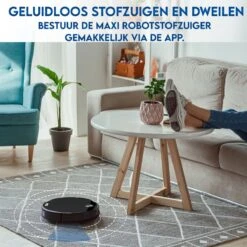 Maxi Smart Robotstofzuiger - Robotstofzuiger Met Optie Tot Dweilfunctie – Borstelfunctie - Inclusief APP -Leifheit Store 1200x1200 1942