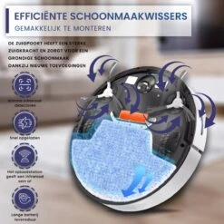 Heevey Robotstofzuiger Met Dweilfunctie - Slimme Navigatie - Automatisch Oplaadstation - Inclusief App & Afstandsbediening -Leifheit Store 1200x1200 1961