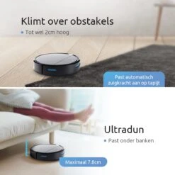 CleanDays Robotstofzuiger D2-007 Met Dweilfunctie - Met Laadstation - Dweilrobot - Huisdieren - Robot Stofzuiger - Stofzuiger Robot -Leifheit Store 1200x1200 1971