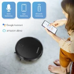 CleanDays Robotstofzuiger D2-007 Met Dweilfunctie - Met Laadstation - Dweilrobot - Huisdieren - Robot Stofzuiger - Stofzuiger Robot -Leifheit Store 1200x1200 1972