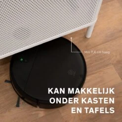 Sinji Smart Robotstofzuiger – 4 Schoonmaakstanden – Dweilfunctie – Laadstation – Besturing Via App – Afstandsbediening – Spraakbesturing Via Google En Alexa - Zwart -Leifheit Store 1200x1200 1980