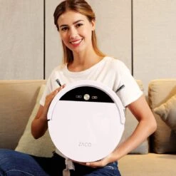 Plugstore - V4 Robotstofzuiger Met Borstelloze Directe Afzuiging, Ideaal Voor Dierenharen En Harde Vloeren, Krachtige Max-modus, Zonder Zak, Met Laadstation, Automatische Robotstofzuiger Met Valbeveiliging -Leifheit Store 1200x1200 1988