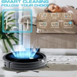 Sanbo D-503 Pro Robotstofzuiger V2 - 2500 PA Zuigkracht - Inclusief HD-Camera & App - Zwart - Inclusief Laadstation - Dweilrobot -Leifheit Store 1200x1200 1999