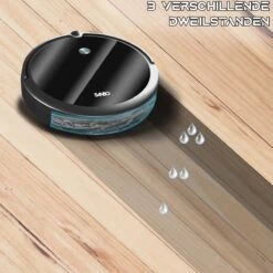 Sanbo D-503 Pro Robotstofzuiger V2 - 2500 PA Zuigkracht - Inclusief HD-Camera & App - Zwart - Inclusief Laadstation - Dweilrobot -Leifheit Store 1200x1200 2000