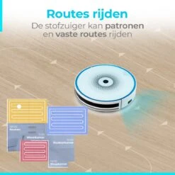 LunaSea's Robotstofzuiger - Robotstofzuiger Met Dweilfunctie - Robotstofzuiger Met Laadstation - Robot Stofzuiger - Wit -Leifheit Store 1200x1200 2014