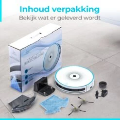 LunaSea's Robotstofzuiger - Robotstofzuiger Met Dweilfunctie - Robotstofzuiger Met Laadstation - Robot Stofzuiger - Wit -Leifheit Store 1200x1200 2020