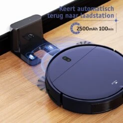 ONSON® Slimme Robotstofzuiger Met Dweilfunctie - 100 Minuten Werktijd - Smartapp Met Wifi - Hoekjes Schoonmaken -Leifheit Store 1200x1200 2031