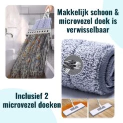 Powarkleen - Vloerwisser Met Spray - Incl. 2 Microvezel Doeken -Leifheit Store 1200x1200 205