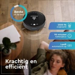 AyeWay 3 In 1 Robotstofzuiger - Dweil Robot - Stofzuiger Robot - Dweilsysteem – Draadloos – Met App -Leifheit Store 1200x1200 2063