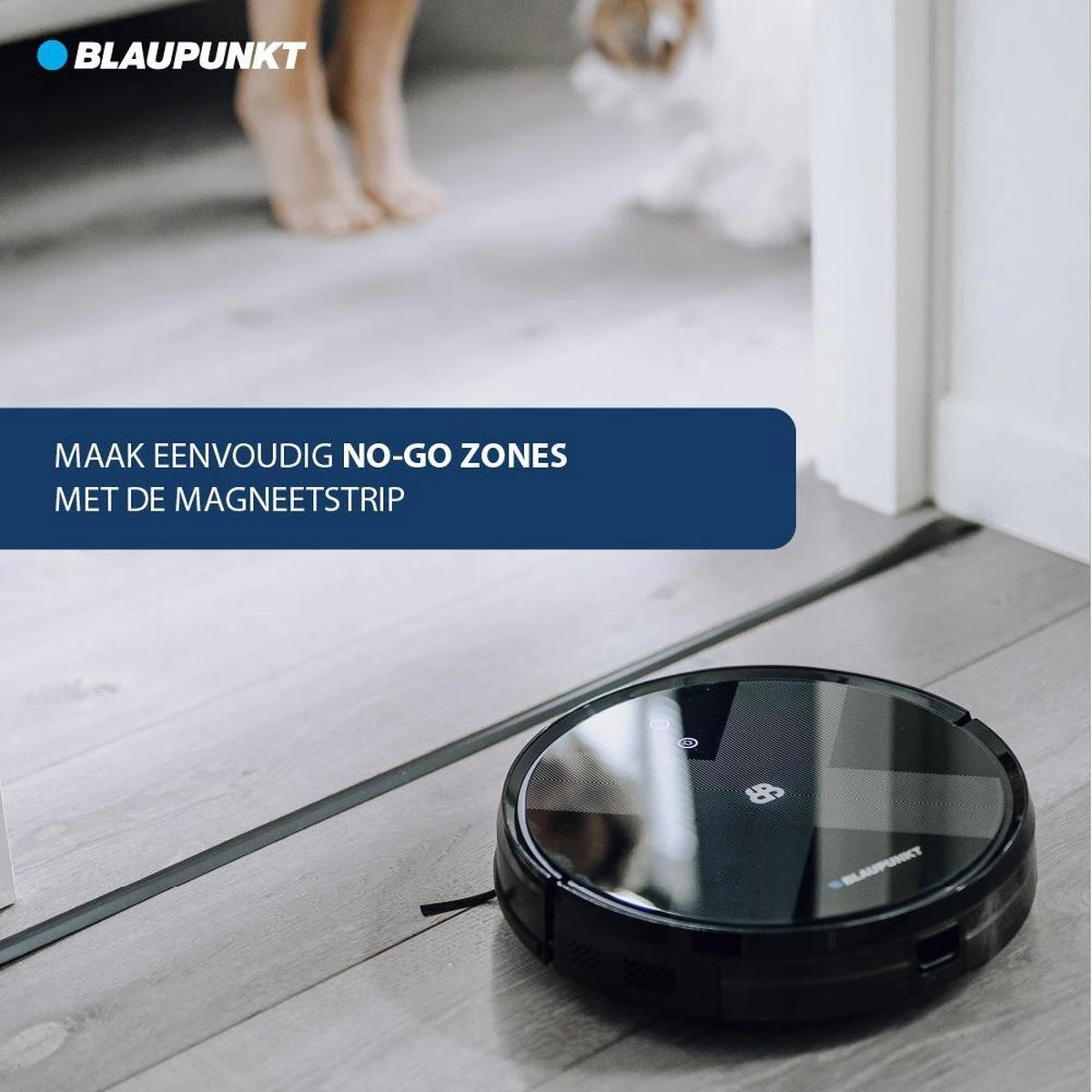 Blaupunkt Bluebot XVAC – Robotstofzuiger Met Laadstation - Optie Tot Dweilfunctie – Slimme Gyro Navigatie 4 Blaupunkt Bluebot XVAC – Robotstofzuiger Met Laadstation - Optie Tot Dweilfunctie – Slimme Gyro Navigatie - Afbeelding 4