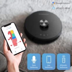 CleanDays XR500 LiDAR Robotstofzuiger Met Y-shape Dweilfunctie - Met Laadstation - Scant De Gehele Ruimte - Grote Zuigkracht 6500PA - Geschikt Voor Huisdieren -Leifheit Store 1200x1200 2122