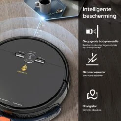 Clean Golden® Robotstofzuiger Met Dweilfunctie – Draadloze Stofzuiger Met Laadstation – Automatische Stofzuiger & Dweilrobot -Leifheit Store 1200x1200 2145