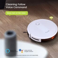 Merkloos E20 Robot Stofzuiger - Zwart/ Automatisch Opladen/ Alexa, Google Ondersteund/ 3 Standen/ Zelfsturend (Smart) -Leifheit Store 1200x1200 2156