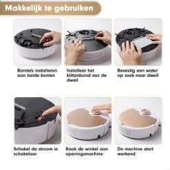 Seidon Robotstofzuiger - Dweilrobot - Dweilfunctie - App Bediening - Hoge Zuigkracht -Leifheit Store 1200x1200 2186