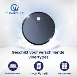CleanWise - D5 Pro - Robotstofzuiger Met Dweilfunctie - Dweilrobot - Robot Stofzuiger - Stofzuiger Robot - Robotstofzuiger Met Laadstation -Leifheit Store 1200x1200 2218