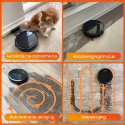 Happysnoots Robotstofzuiger Met Dweilfunctie - Dweilrobot - Draadloos -Leifheit Store 1200x1200 2238