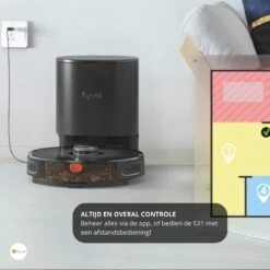 Merkloos Cybovac S31 Robot Stofzuiger Met Laadstation En Dweilfunctie - Zwart | Elektrisch | Automatisch | Met App | Leegt Zichzelf | Smart -Leifheit Store 1200x1200 2258