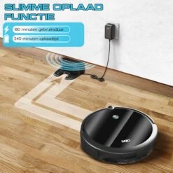 Sanbo® D-503 Pro Robotstofzuiger - Zwart - Inclusief HD-Camera & App - Inclusief Laadstation - Dweilrobot -Leifheit Store 1200x1200 2265
