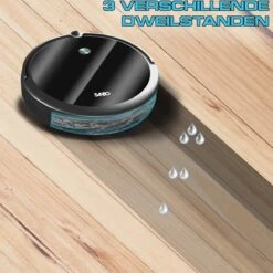 Sanbo® D-503 Pro Robotstofzuiger - Zwart - Inclusief HD-Camera & App - Inclusief Laadstation - Dweilrobot -Leifheit Store 1200x1200 2268