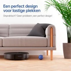 Roboza - X01 Pro - Robotstofzuiger Met Dweilfunctie - Stofzuiger - Laadstation - Robotstofzuigers - Dweilrobot - Zwart -Leifheit Store 1200x1200 2274