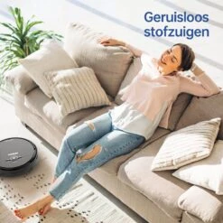 Roboza - X01 Pro - Robotstofzuiger Met Dweilfunctie - Stofzuiger - Laadstation - Robotstofzuigers - Dweilrobot - Zwart -Leifheit Store 1200x1200 2277