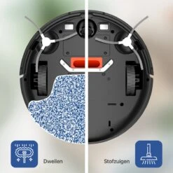 Roboza - X01 Pro - Robotstofzuiger Met Dweilfunctie - Stofzuiger - Laadstation - Robotstofzuigers - Dweilrobot - Zwart -Leifheit Store 1200x1200 2281