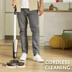 VILEDA® | Looper | Elektrische Vloerwisser | Vileda Dweil | Vileda Mop | Spray Mop | Vloerwisser | Vloerreiniger | Draadloos | Incl. 2 Rode Microvezeldoeken -Leifheit Store 1200x1200 229