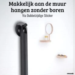 Mmoods Luxe Vloertrekker Zwart - Vloerwisser Met Steel Badkamer - Watertrekker Douche - Douchewisser Ophangen -Leifheit Store 1200x1200 234