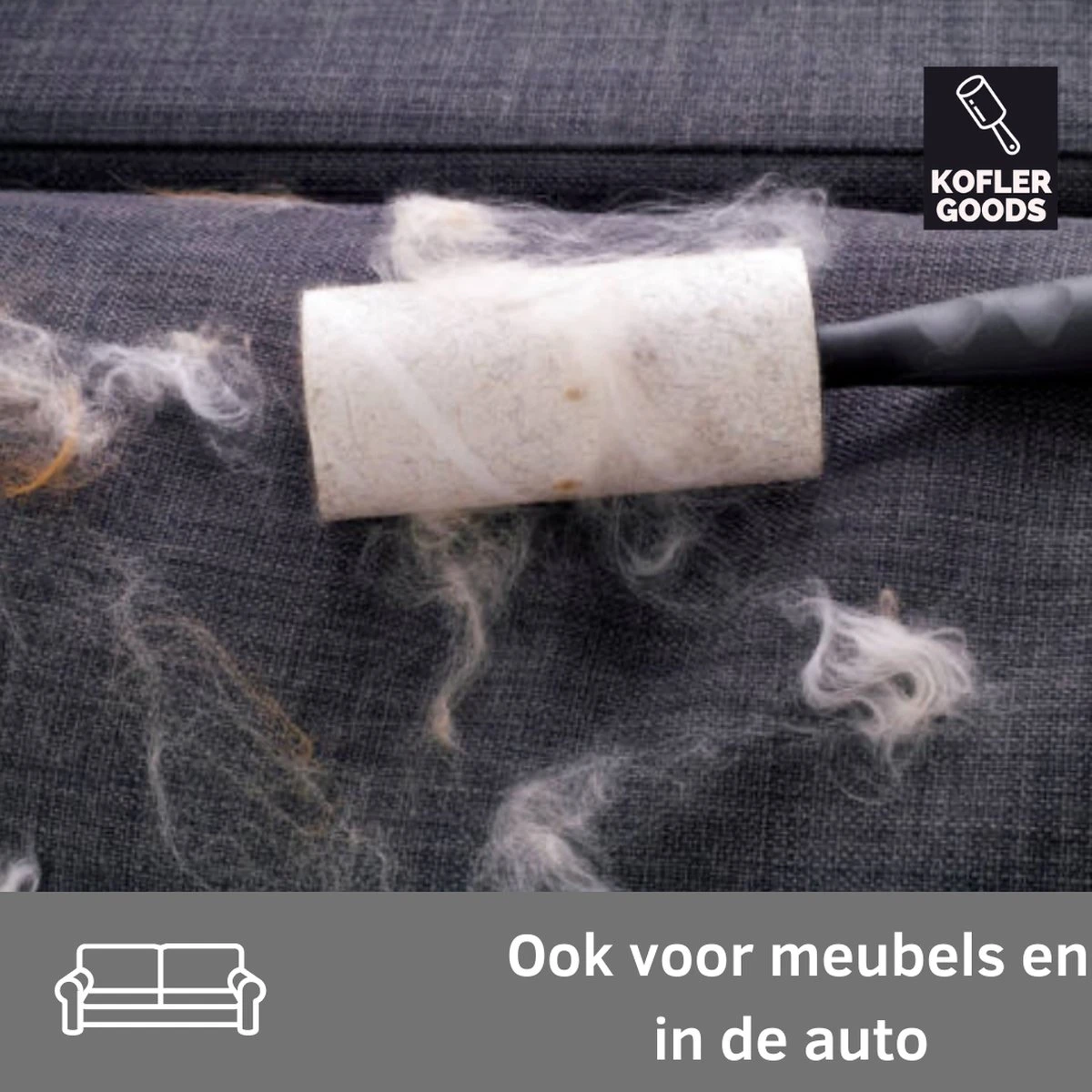 Koflergoods - Kledingroller - Kleefroller - Set Van 6 Stuks - Plakroller - Stofroller - Pluisroller - Haren Opruimen - Stof Verwijderen 2 Koflergoods - Kledingroller - Kleefroller - Set Van 6 Stuks - Plakroller - Stofroller - Pluisroller - Haren Opruimen - Stof Verwijderen - Afbeelding 2