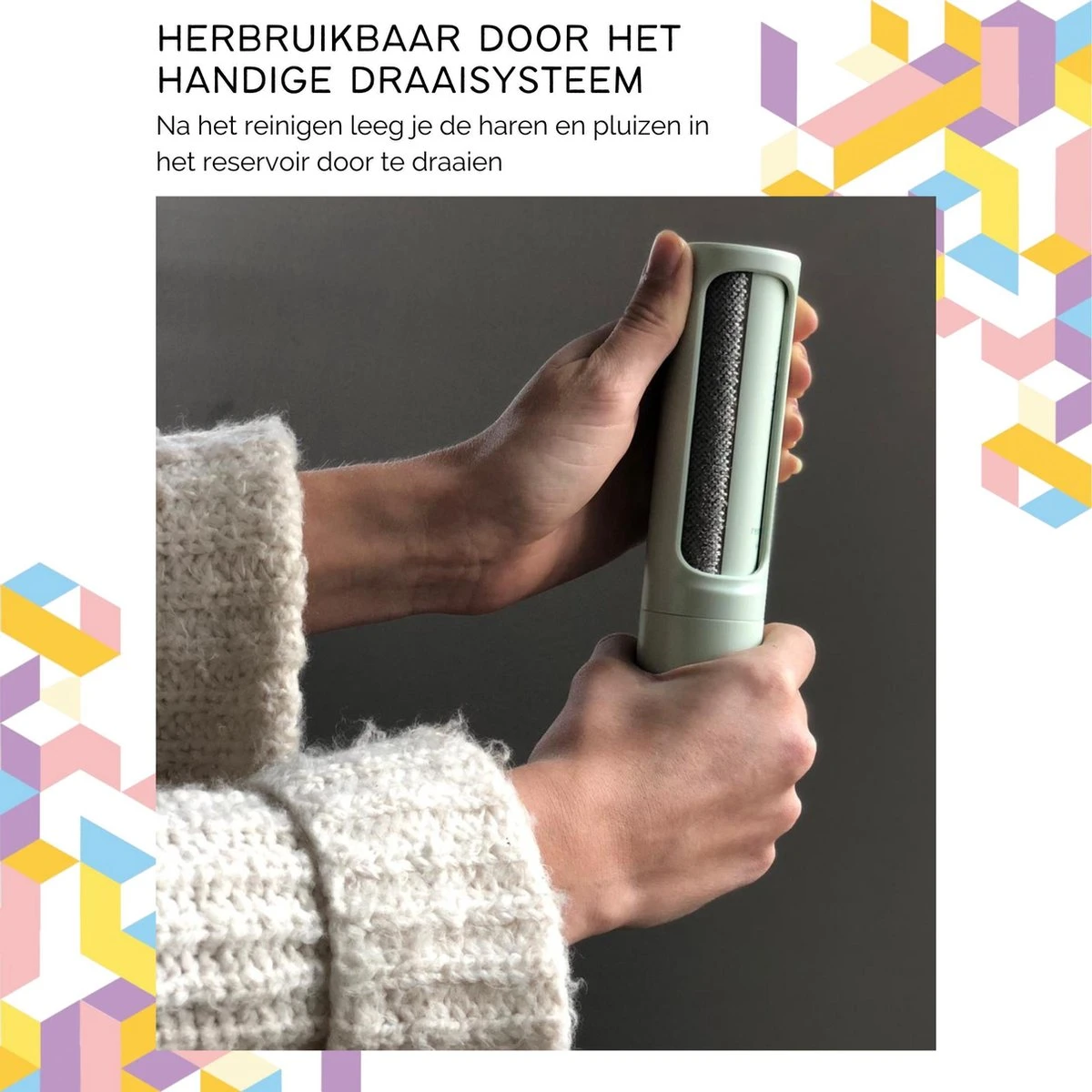 Pluizenverwijderaar - Ontpluizer - Kledingroller – Pluizenroller - Kleefroller - Kledingborstel - Pluizentondeuse - Huisdierhaar Verwijderaar 8 Pluizenverwijderaar - Ontpluizer - Kledingroller – Pluizenroller - Kleefroller - Kledingborstel - Pluizentondeuse - Huisdierhaar Verwijderaar - Afbeelding 8