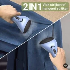 Carefree Kledingstomer - Handstomer - Stomer Kleding - Stoomstrijkijzer - Kleding Stomer - Blauw - Sinterklaas- -Leifheit Store 1200x1200 2359