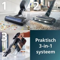 Philips AquaTrio 9000 Serie XW9383/01 - Steelstofzuiger & Dweil -Leifheit Store 1200x1200 236