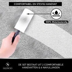 Salincio Kledingroller - Met 2 Handvatten En 6 Navullingen - Pluizenroller – 360 Kleefvellen – Verwijdert Haren En Stof – Kleefroller -Leifheit Store 1200x1200 2365