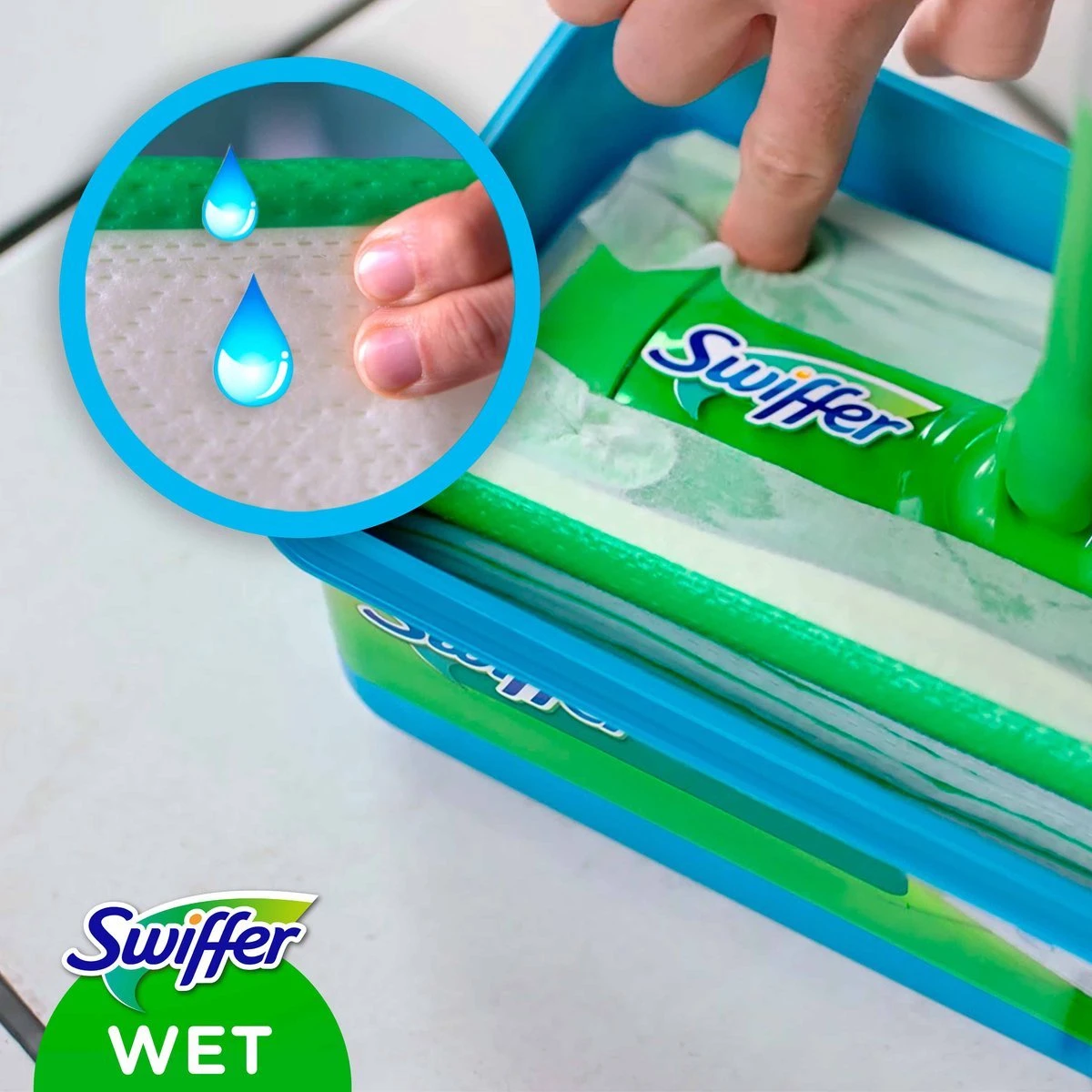 Swiffer Vloerdoekjes Vochtig 24 Doekjes (2x12) 2 Swiffer Vloerdoekjes Vochtig 24 Doekjes (2x12) - Afbeelding 2