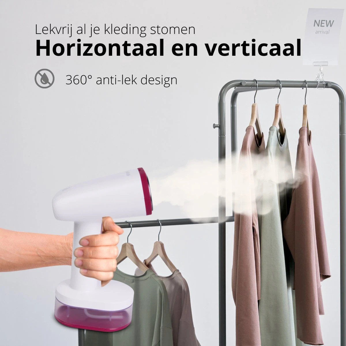 Add To Life E01Pro Kledingstomer – Stoomapparaat Kleding - Steamer – Stomer Kleding - Handstomer – Handstoomreiniger – Ingebouwd Reinigingssysteem - Inclusief Water Beschermende Reistas 5 Add To Life E01Pro Kledingstomer – Stoomapparaat Kleding - Steamer – Stomer Kleding - Handstomer – Handstoomreiniger – Ingebouwd Reinigingssysteem - Inclusief Water Beschermende Reistas - Afbeelding 5