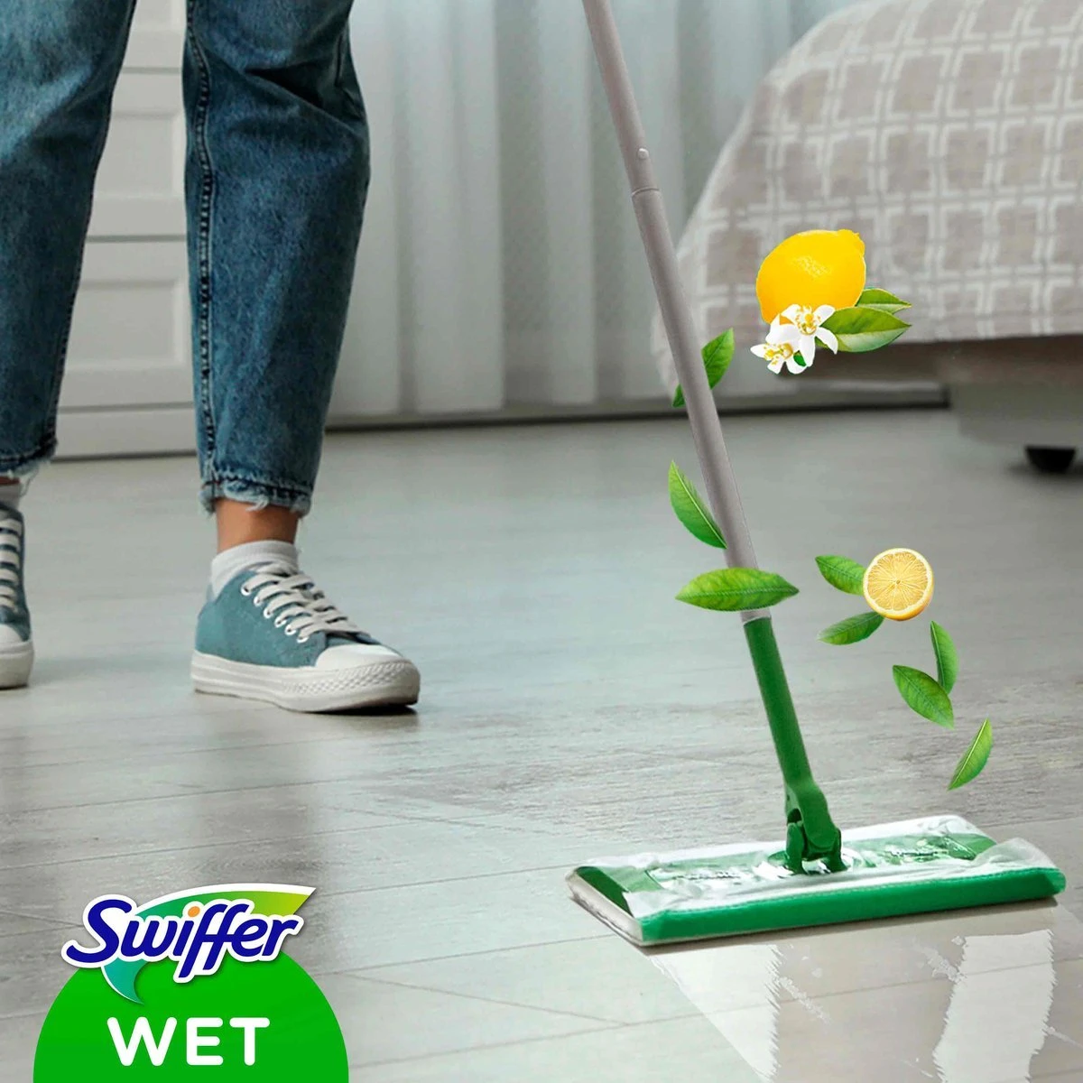 Swiffer Vloerdoekjes Vochtig 24 Doekjes (2x12) 5 Swiffer Vloerdoekjes Vochtig 24 Doekjes (2x12) - Afbeelding 5