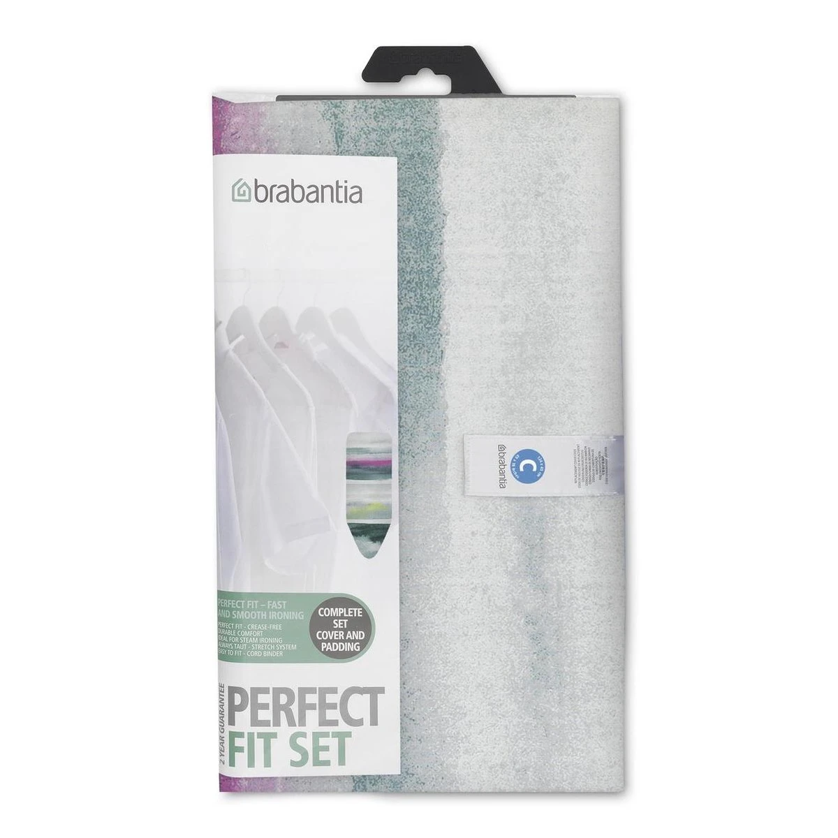 Brabantia Strijkplankhoes C - 124 X 45 Cm - Morning Breeze - Complete Set 2 Brabantia Strijkplankhoes C - 124 X 45 Cm - Morning Breeze - Complete Set - Afbeelding 2