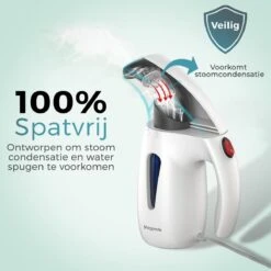 LifeGoods Kledingstomer - Handstomer Voor Kleding/Textiel/Stof - 180ML Tank - Wit -Leifheit Store 1200x1200 2424