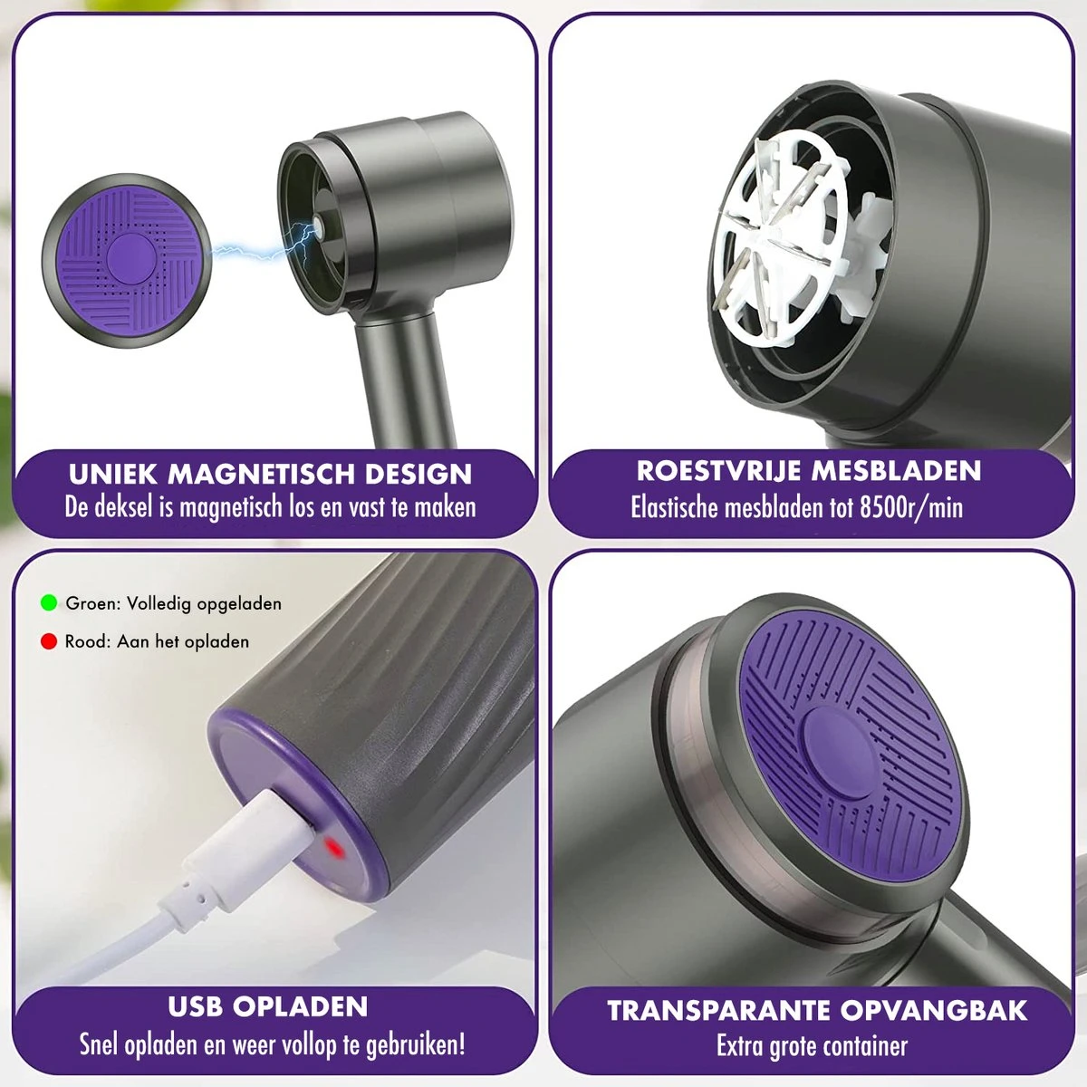 DynaBright Elektrische Pluizenverwijderaar - Draadloos - 2 Extra Opzetstukken - Pluizentondeuse - Grijs 4 DynaBright Elektrische Pluizenverwijderaar - Draadloos - 2 Extra Opzetstukken - Pluizentondeuse - Grijs - Afbeelding 4