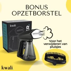 Kwali.® Premium Kledingstomer - Stomer/Stoomapparaat Kleding - Handstomer - Stoomreiniger Kleding - Kleding Stomer - 1640W -Leifheit Store 1200x1200 2436