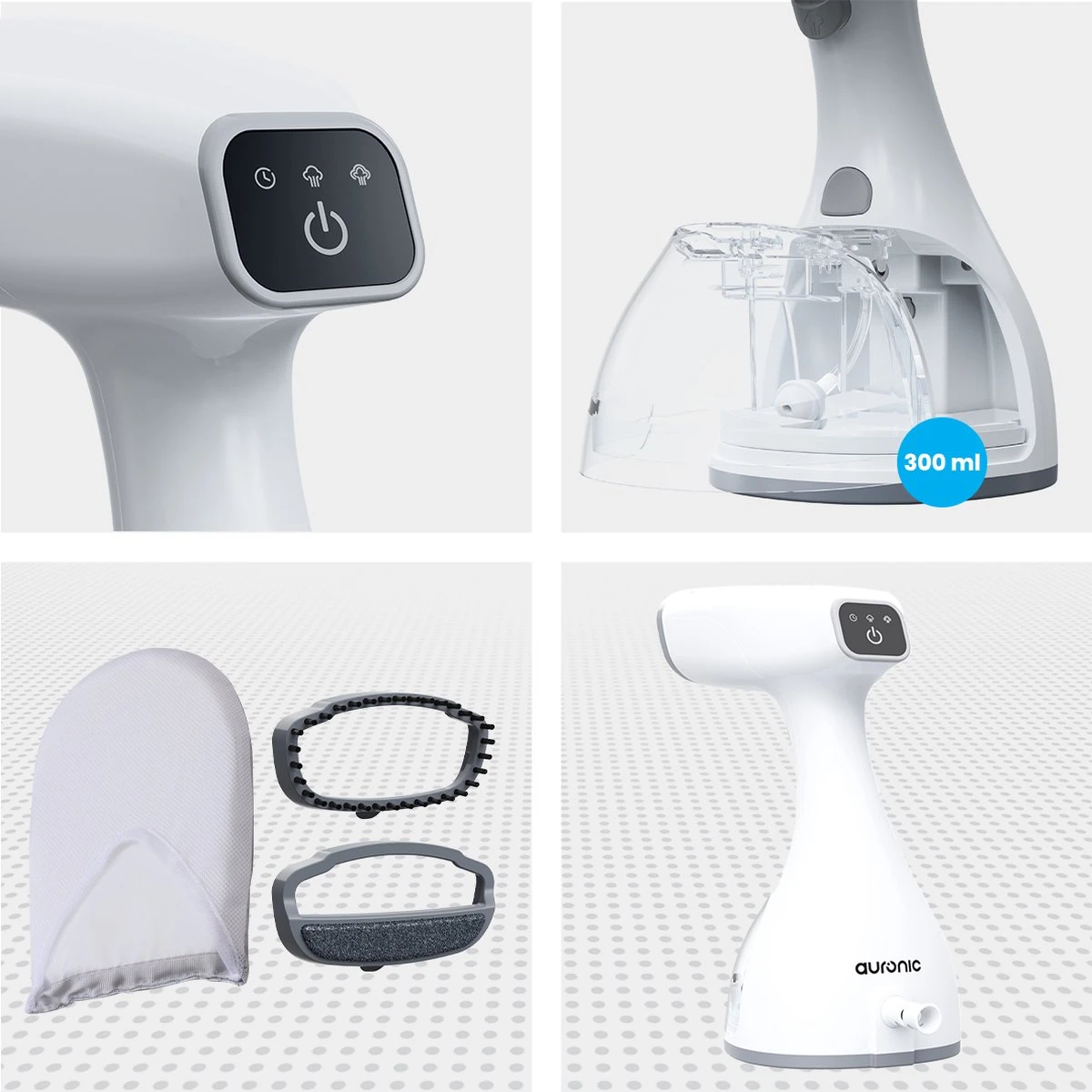 Auronic Kledingstomer - Handstomer Voor Kleding En Meubilair - 300ml - Wit 4 Auronic Kledingstomer - Handstomer Voor Kleding En Meubilair - 300ml - Wit - Afbeelding 4