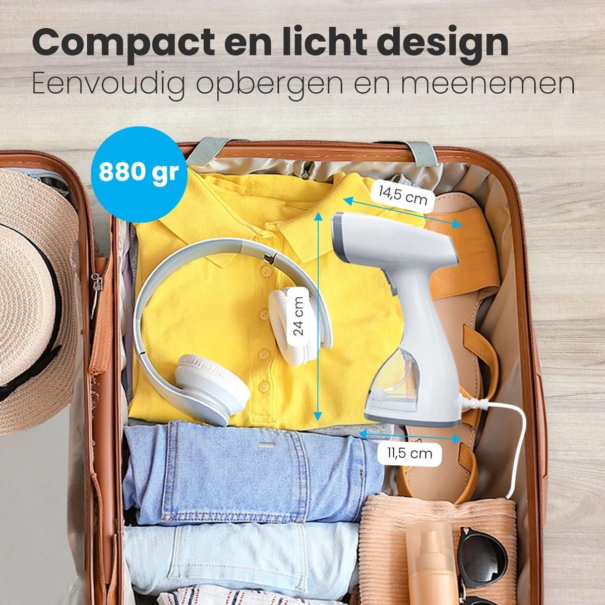 Auronic Kledingstomer - Handstomer Voor Kleding En Meubilair - 300ml - Wit 8 Auronic Kledingstomer - Handstomer Voor Kleding En Meubilair - 300ml - Wit - Afbeelding 8