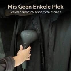 STEAMR - Krachtige Luxe Kledingstomer - Handstomer - Zwart -Leifheit Store 1200x1200 2464