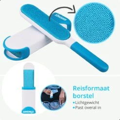 AWEMOZ Pluizenverwijderaar 2 Stuks - Pluizenborstel - Ontpluizer - Kledingroller – Pluizenroller - Kleefroller - Kledingborstel -Leifheit Store 1200x1200 2496