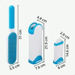 AWEMOZ Pluizenverwijderaar 2 Stuks - Pluizenborstel - Ontpluizer - Kledingroller – Pluizenroller - Kleefroller - Kledingborstel -Leifheit Store 1200x1200 2499