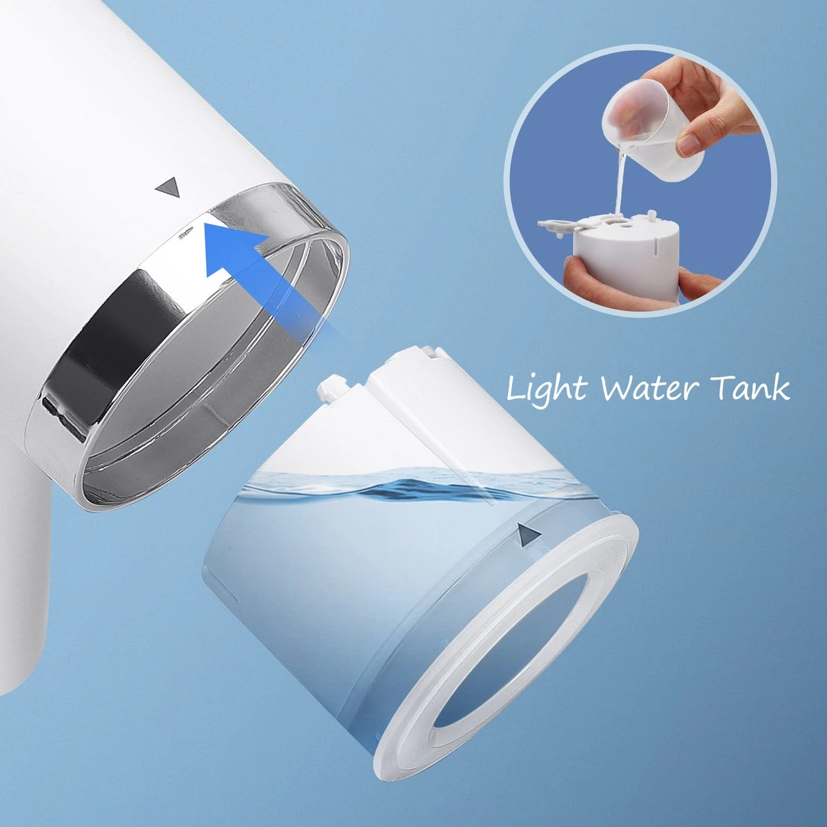 Aigostar Tiny 31RSM - Kledingstomer - Handstomer - 1200W - Wit 3 Aigostar Tiny 31RSM - Kledingstomer - Handstomer - 1200W - Wit - Afbeelding 3