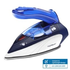 Aigostar Lucas 31PYF - Stoomstrijkijzer Travel/Reisstrijkijzer - 1100W - Paars/Wit