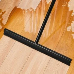 Mellira - Vloerwisser - Vloertrekker Met Steel - Watertrekker Voor Douche - Douchewisser Badkamer - Inclusief Ophanghaak - RVS - Zwart (kerstcadeau Met Verpakking) -Leifheit Store 1200x1200 254